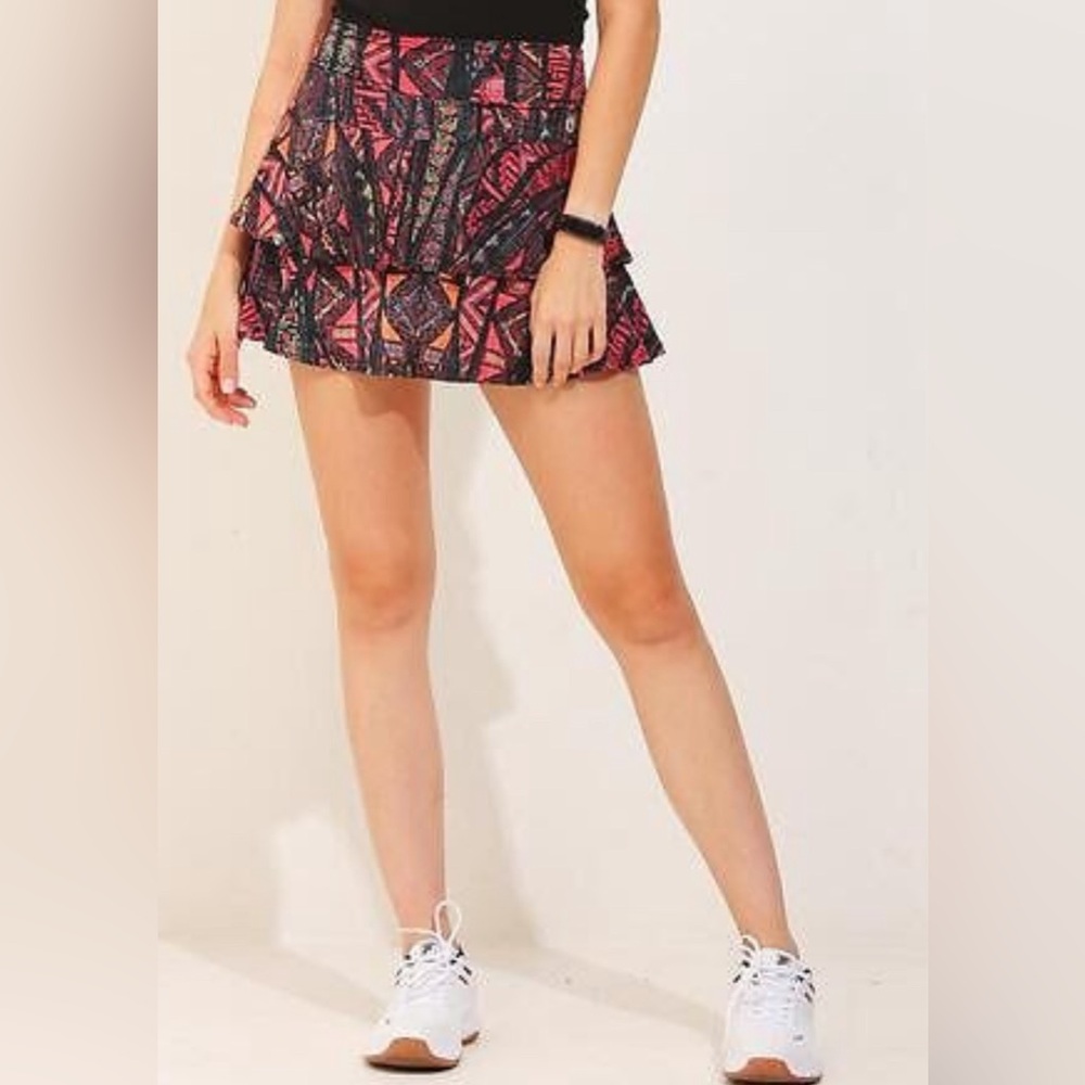 Dona Jo Soar skirt skirt Aztec print size 2 14.5”